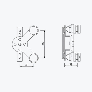 Claw with Two Horns - W035